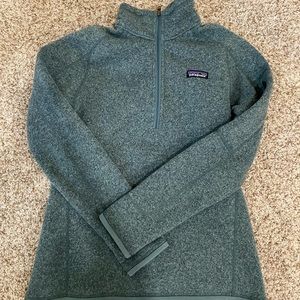 Patagonia half zip fleece (teal)